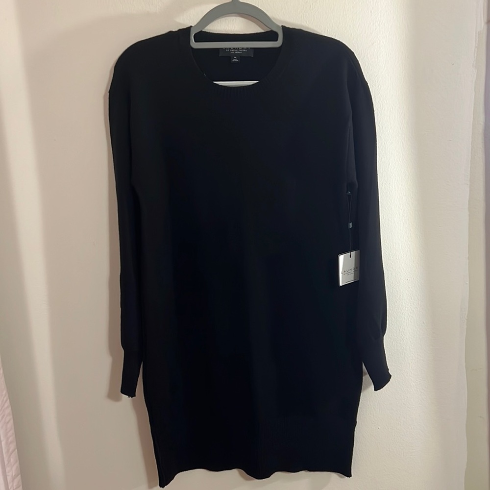 Laundry By Shelli Segal blouson-sleeve sweater dress NWT